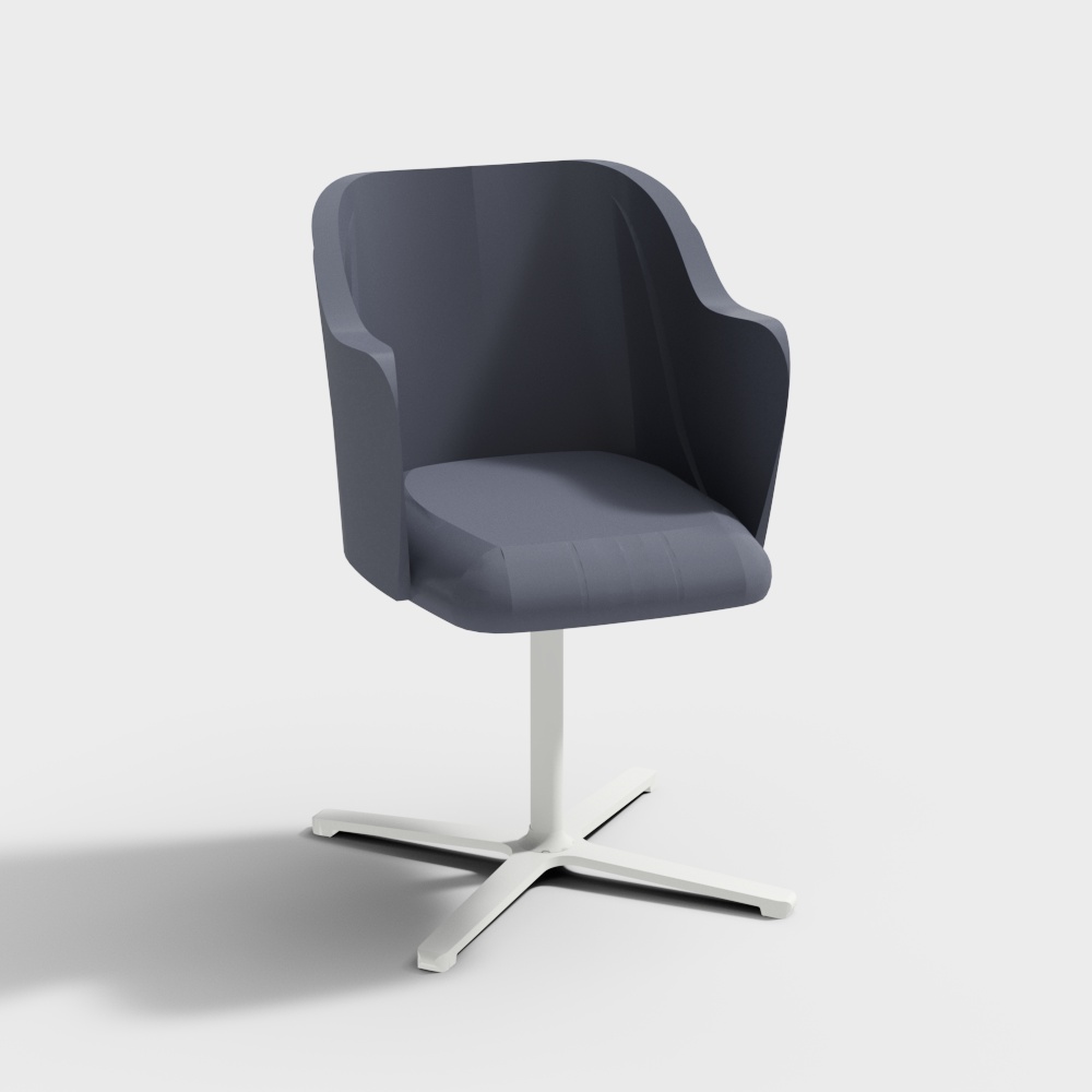 Viccarbe Гостевой стул Aleta с поворотной плитой