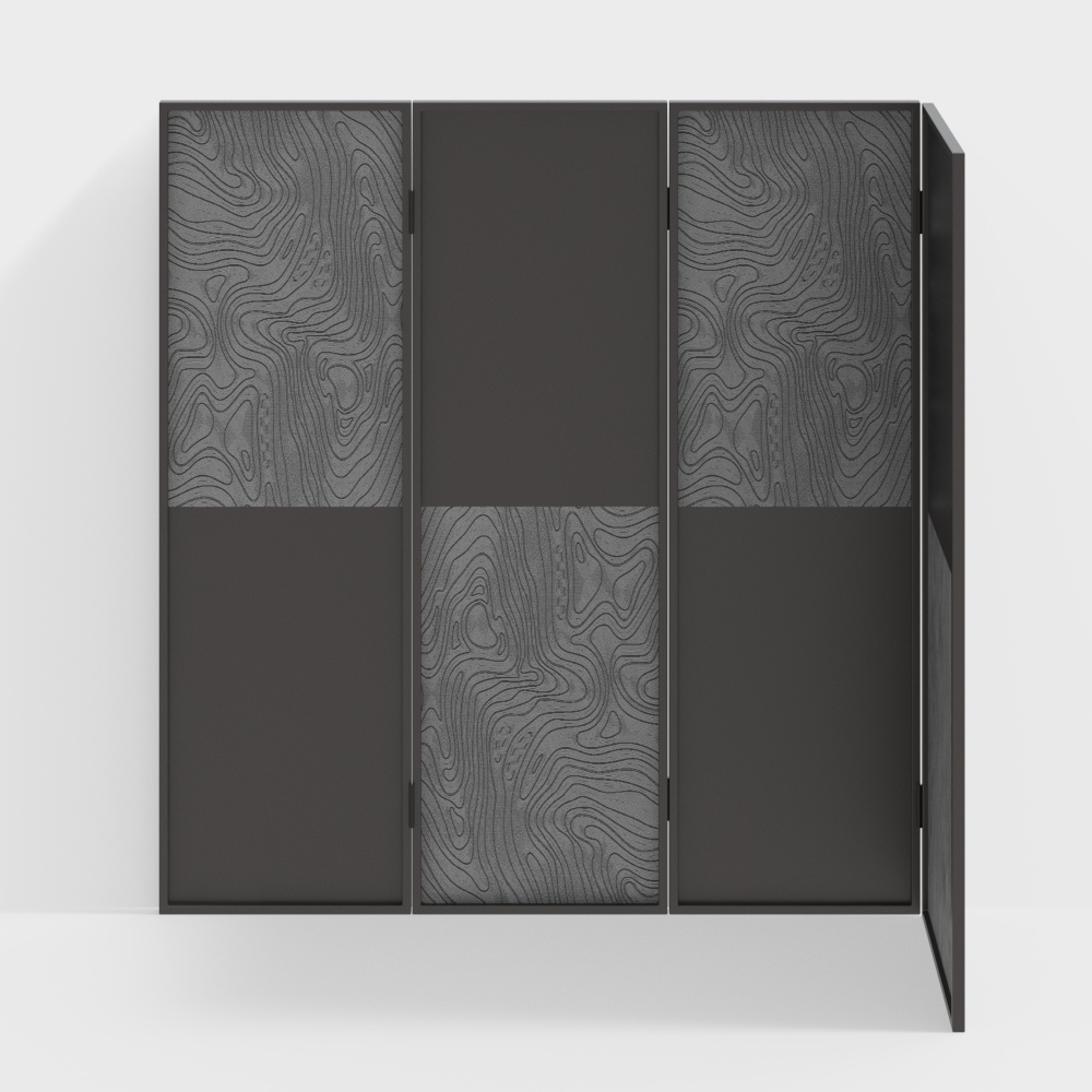 侘び寂び アンティーク 寝室スクリーン