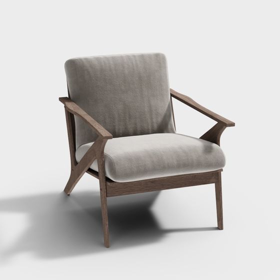Cozy Lounge Chair 3D model