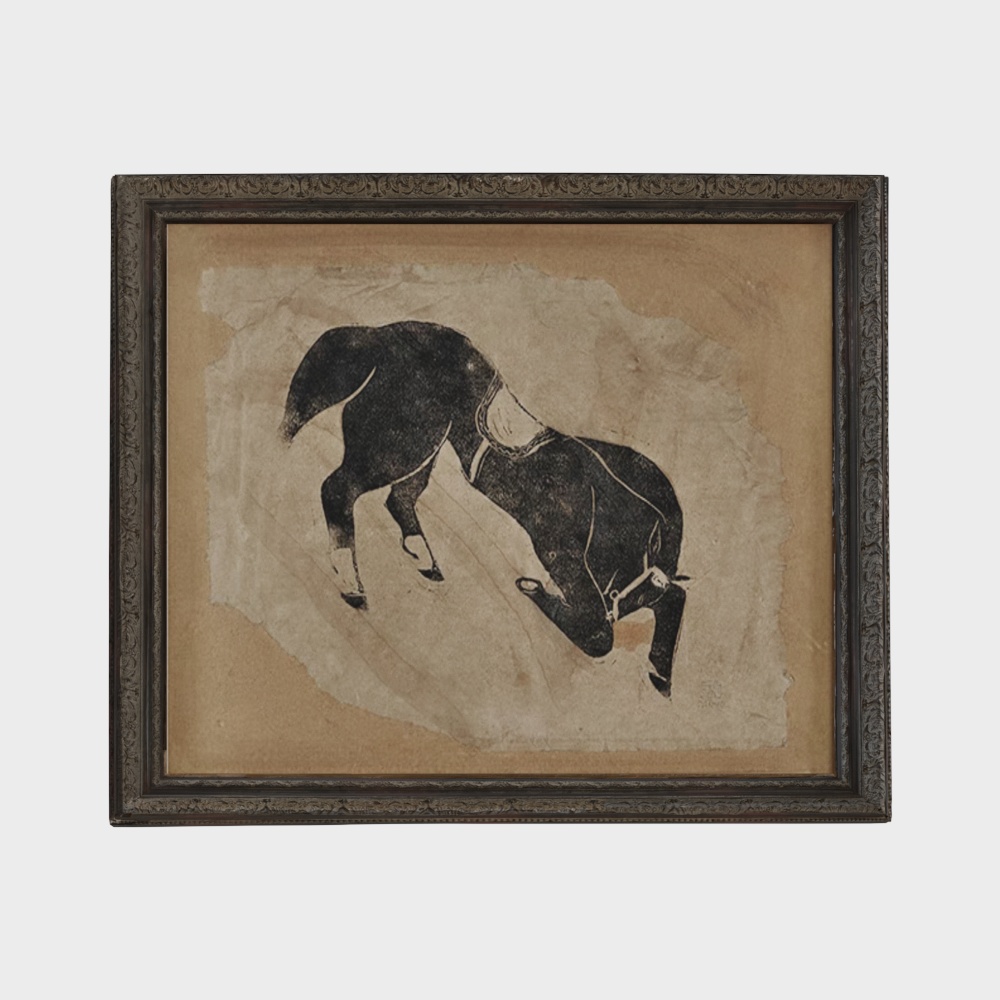 Tranh trang trí phòng ngủ cổ điển Wabi-sabi