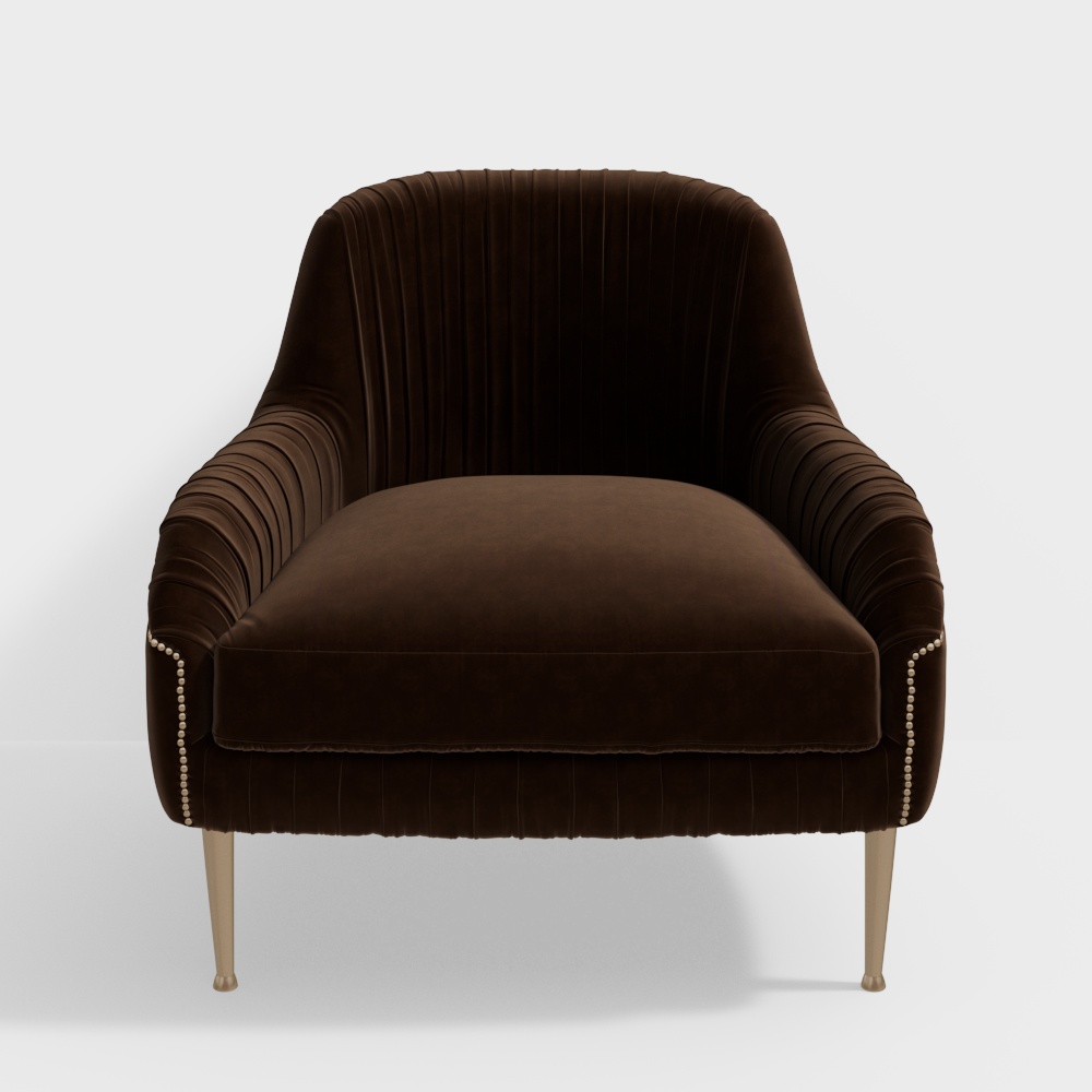 Jane Europe home living room fabric single sofa