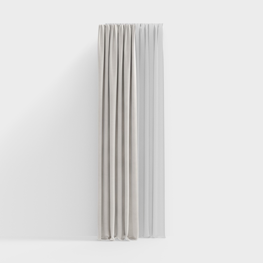 Wabi-sabi bedroom curtains