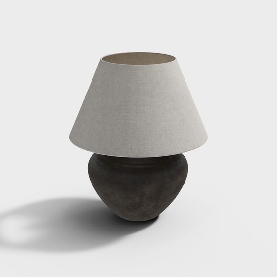 Elegant Minimalist Table Lamp 3D model
