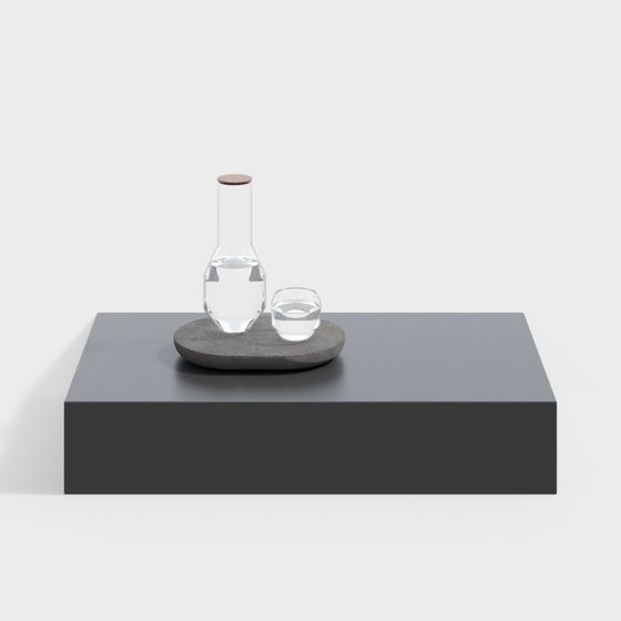 Water's Serenity Low Polygon 3D model