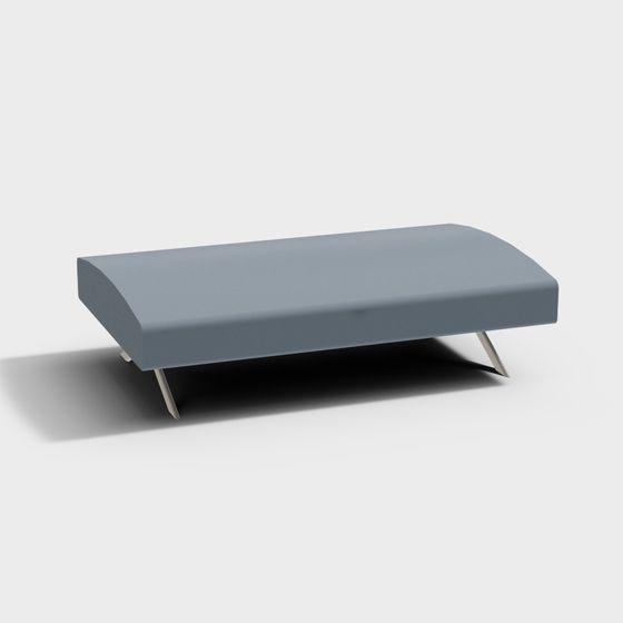 Elegant Sofa Bench 3D model for Stylish Spaces