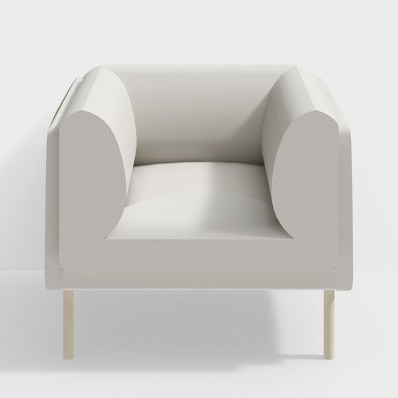Urban Corner Sofa 3D model for Creative Spaces