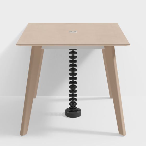 Stylish Adjustable Height Desk 3D model