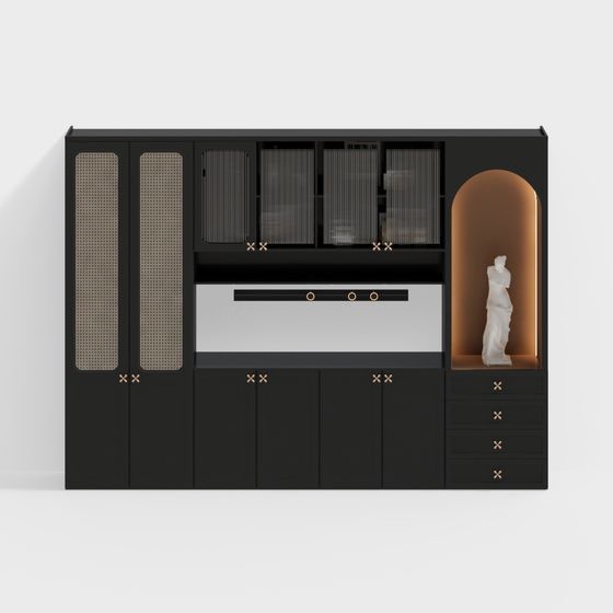 Urban Art Cabinet 3D model