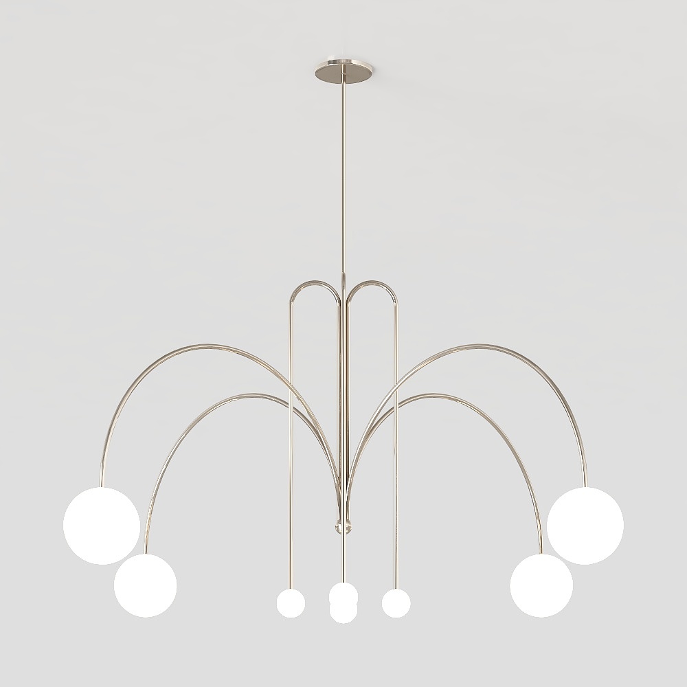 Jane Ou living room chandelier