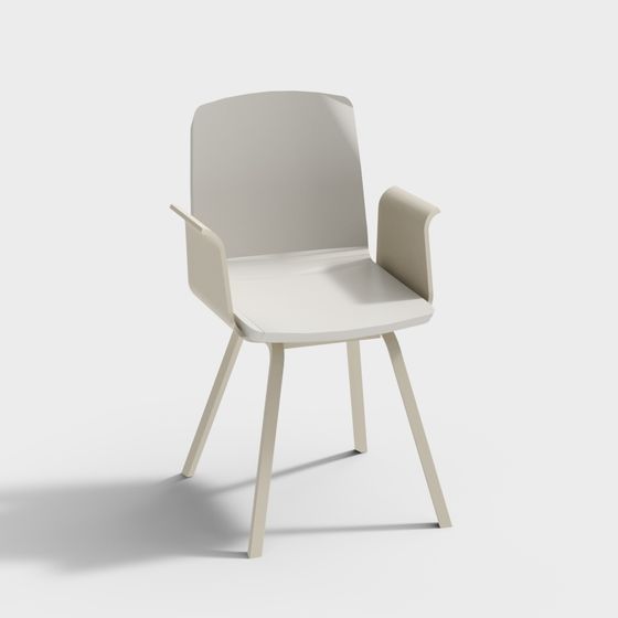 Urban Comfort Chair 3D model for Modern Spaces