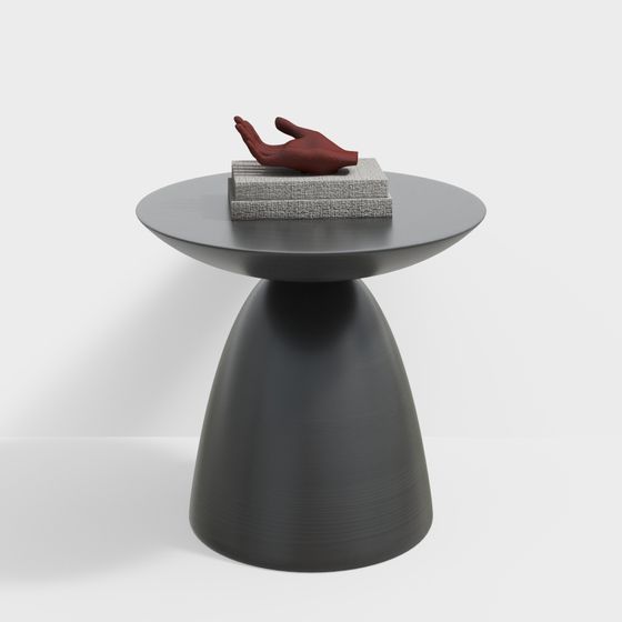 Minimalist Round Table 3D model for Modern Aesthetics