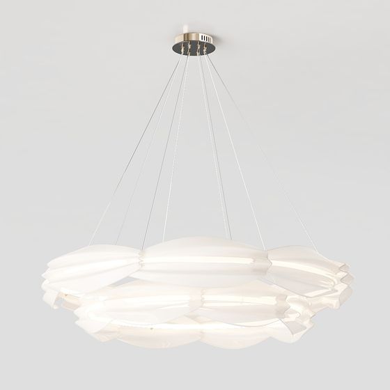 Elegant Modern Chandelier 3D model