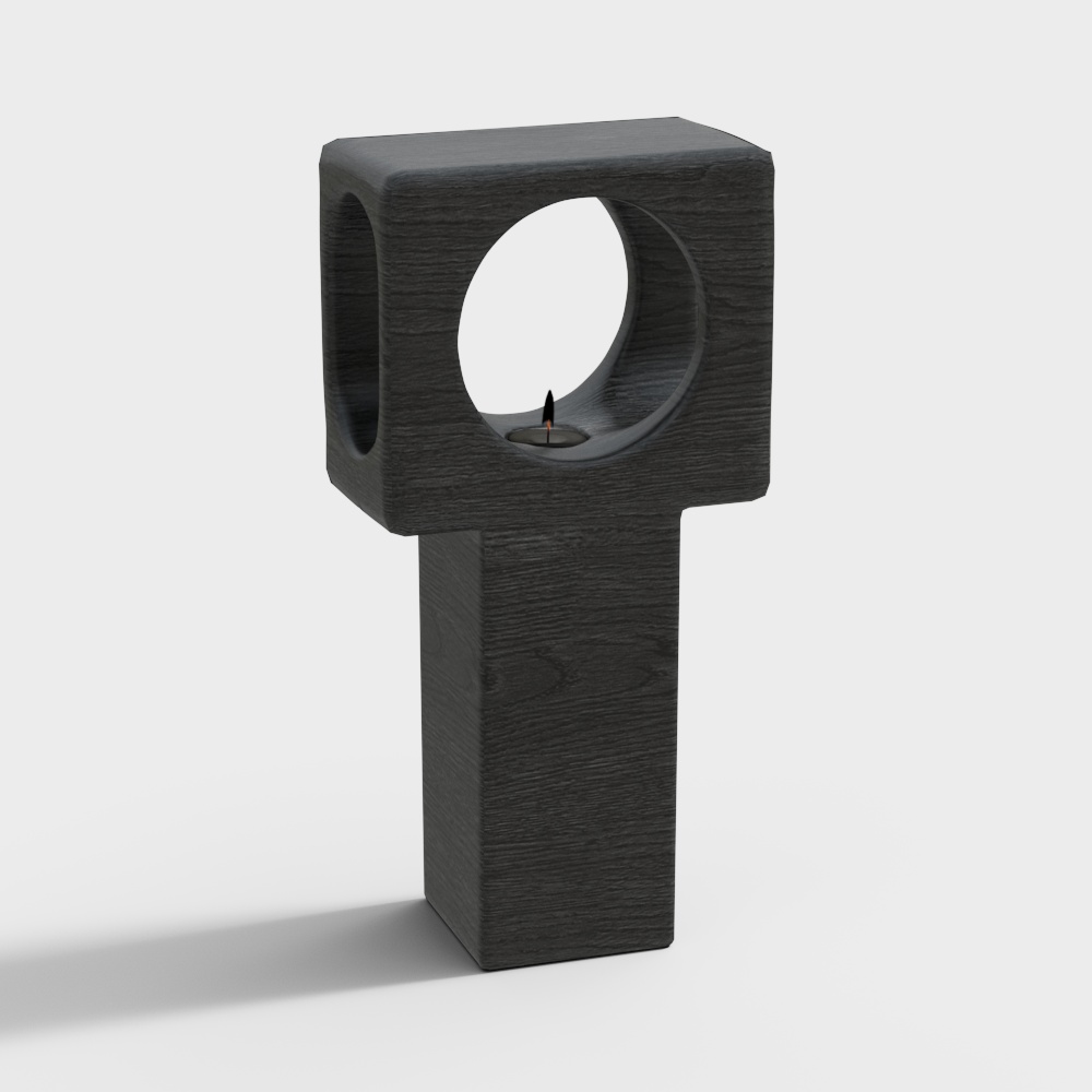 Modern ancient style retro living room candle holder