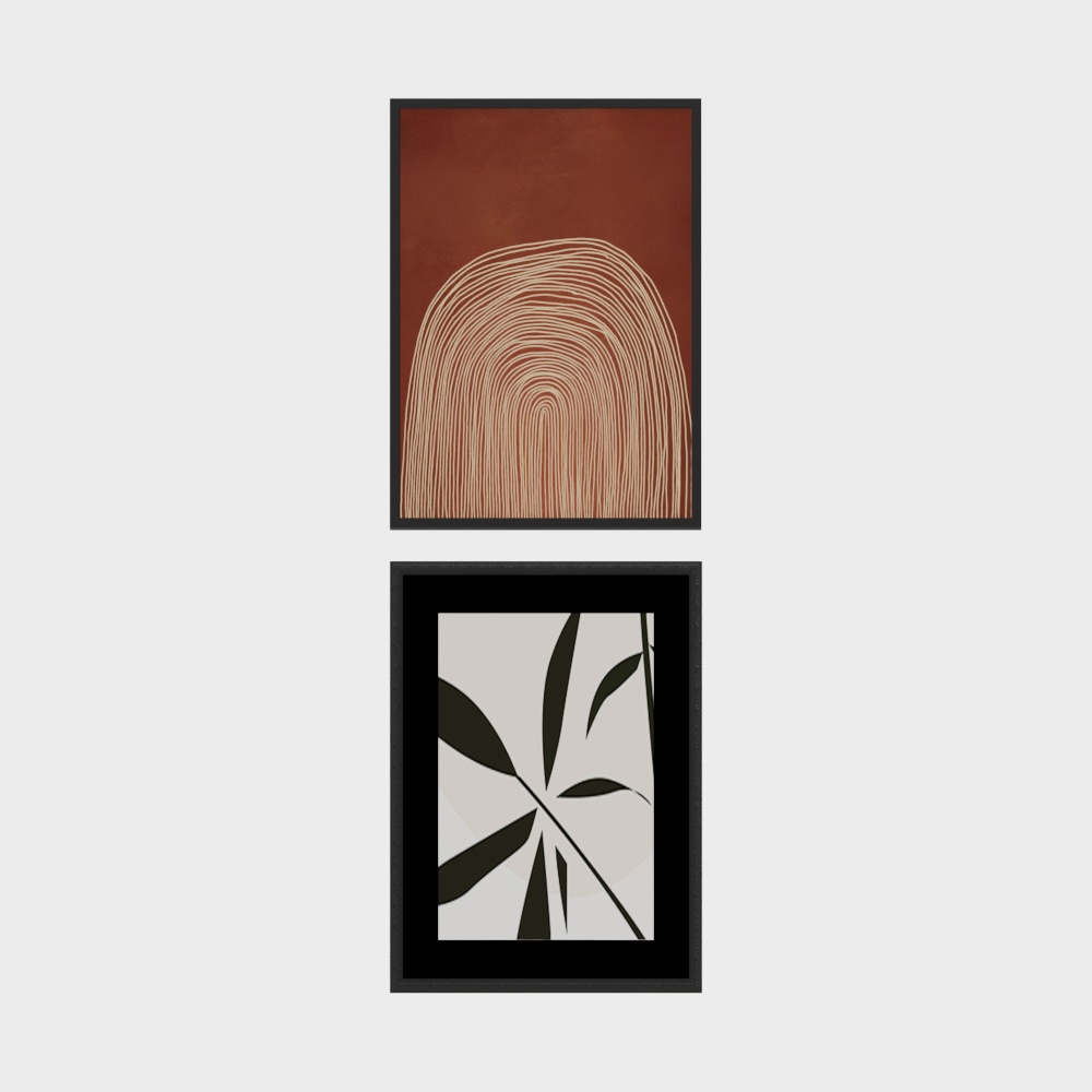 Abstract Frame Series 3D model