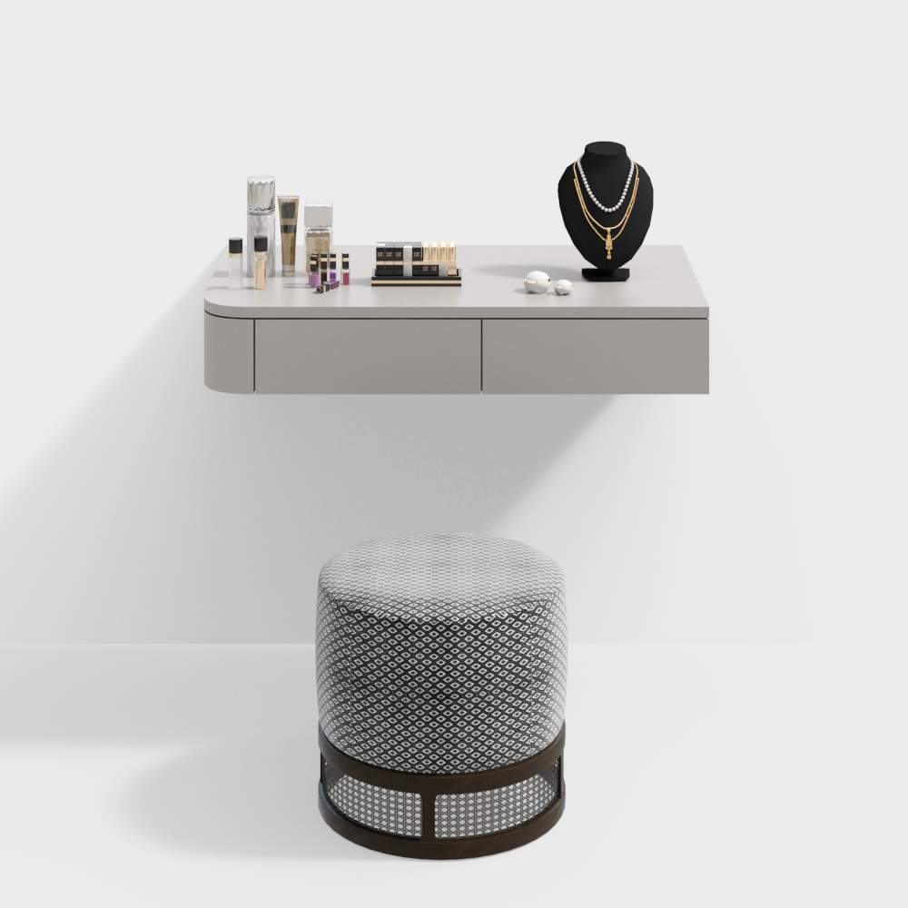 New Chinese bedroom makeup table makeup stool