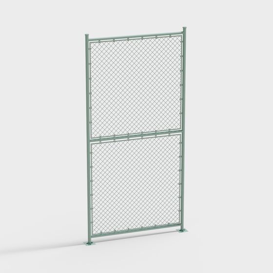 Industrial Fence 3D model