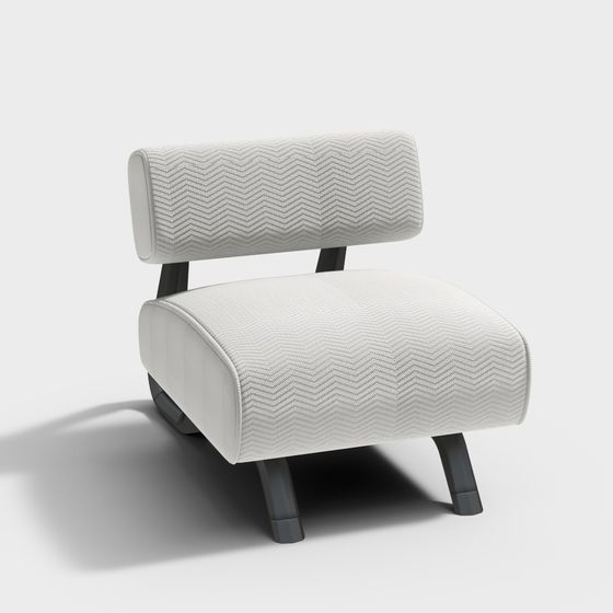 Stylish Urban Lounge Chair 3D Model for Modern Interiors
