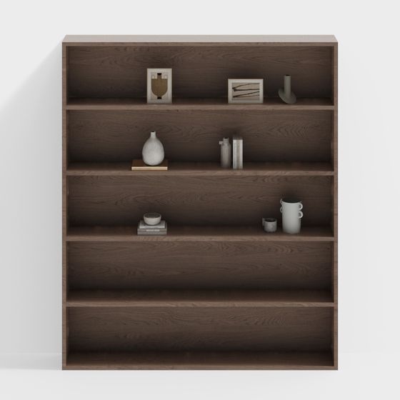 Urban Elegance Bookshelf 3D model for Modern Interiors