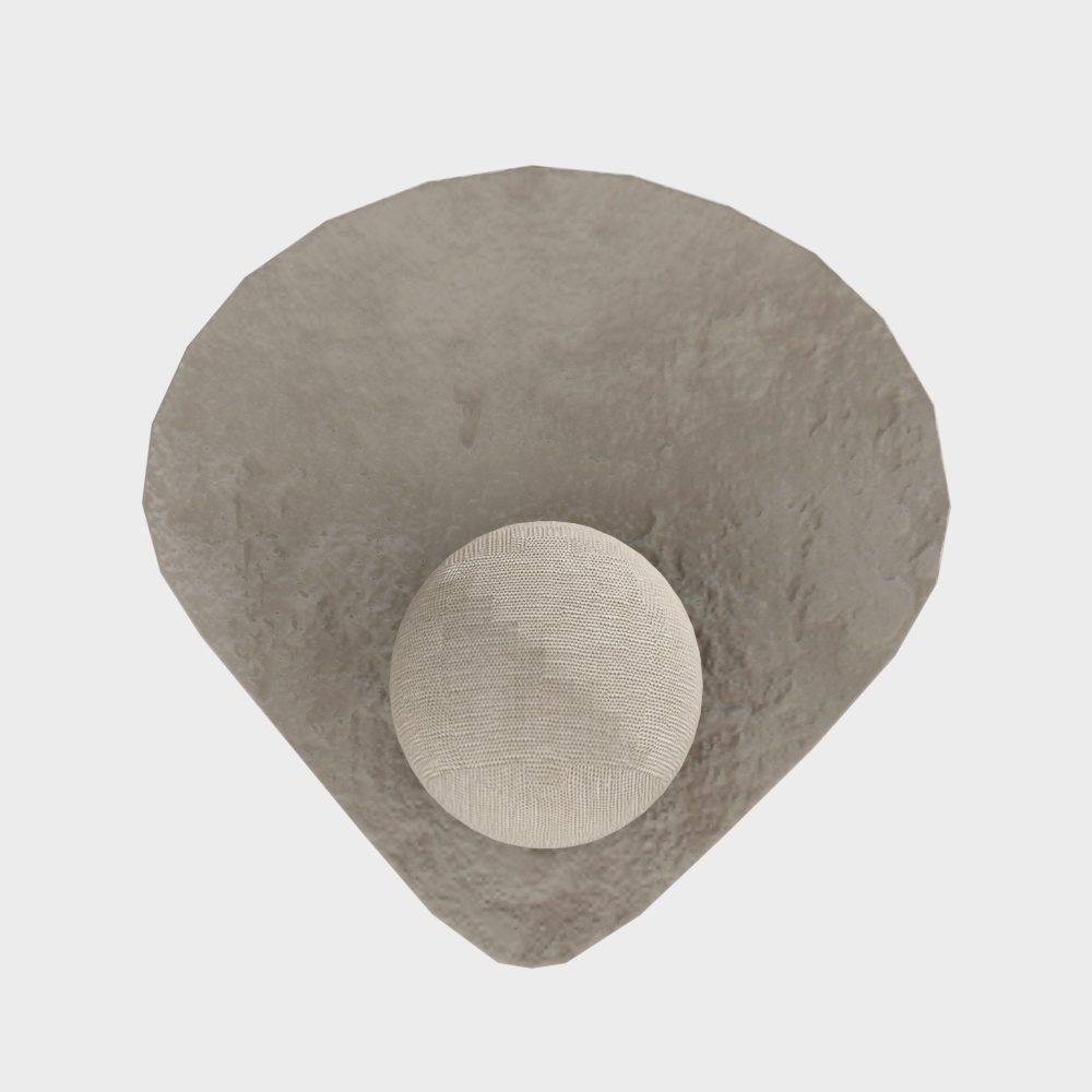 Rock and Sphere 3D Model – Low-Poly Nature Elements
