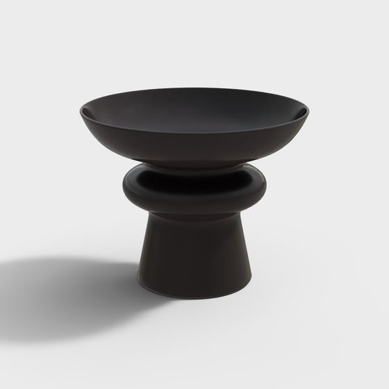 Floating Bowl Rack 3D model with Unique Design