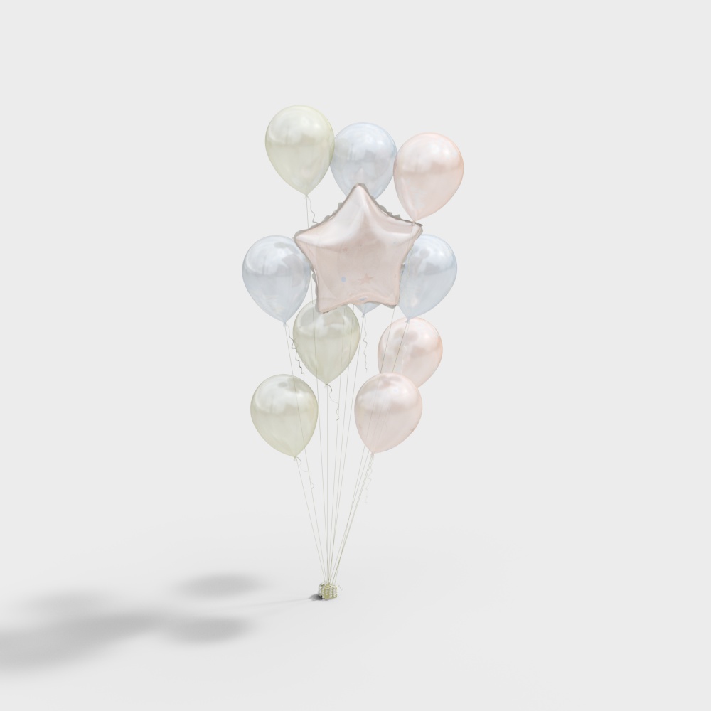 Celestial Balloons 3D model