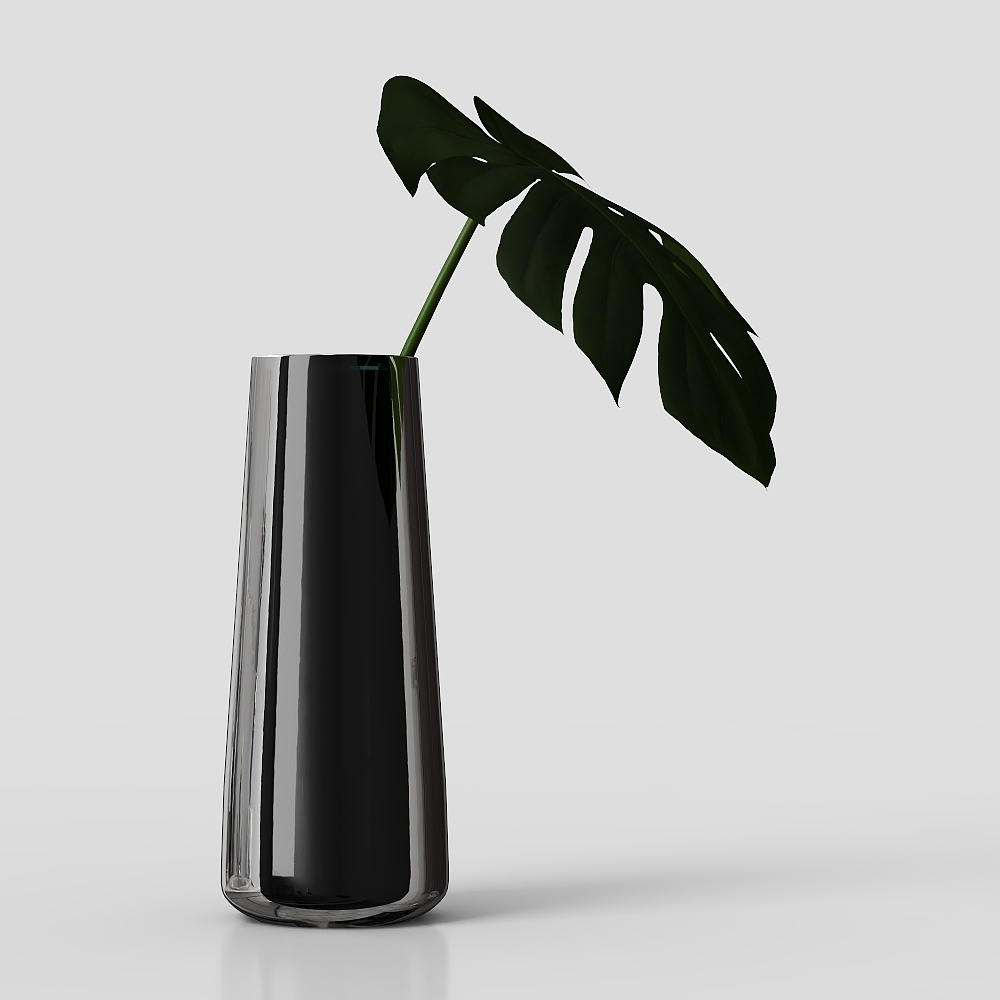 Turtle back bamboo green plant pot