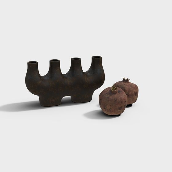 Rustic Vase Collection 3D model for Creative Projects