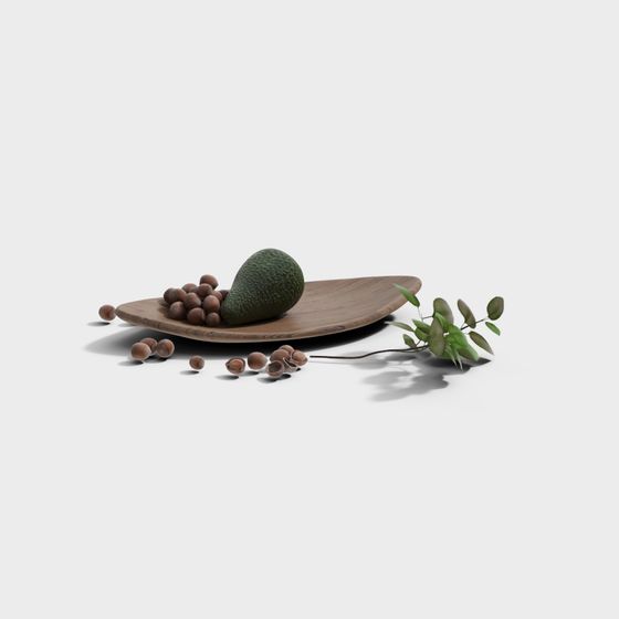 Avocado Bowl in Gray for Dining Use