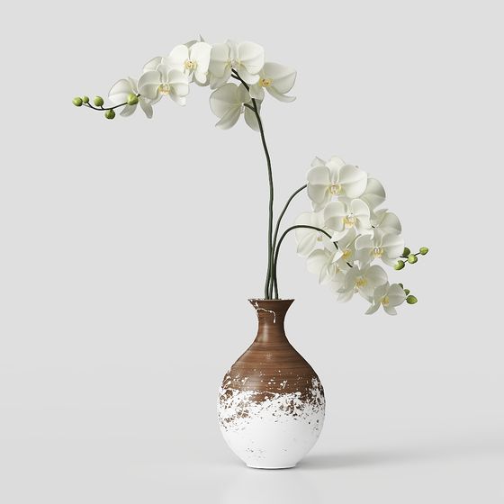 Orchid Vase 3D model