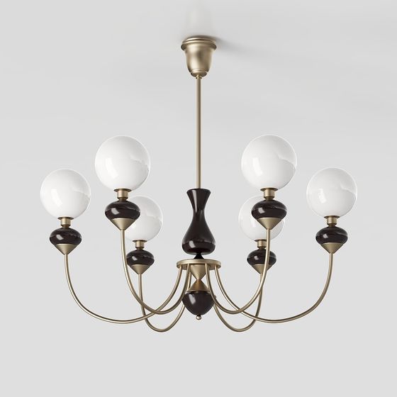 Modern Chandelier 3D model