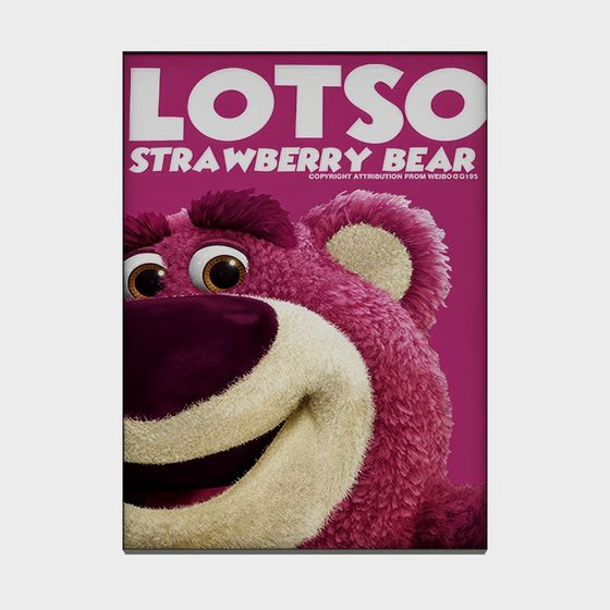 LOTSO Strawberry Bear 3D Model