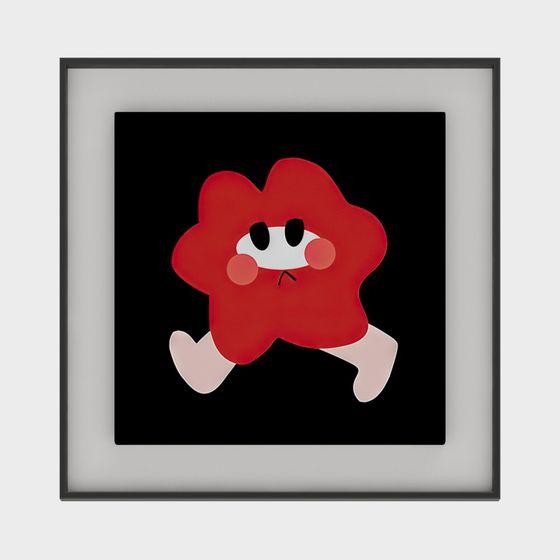 Blobster Colorful Low-Poly 3D Model for Creative Projects