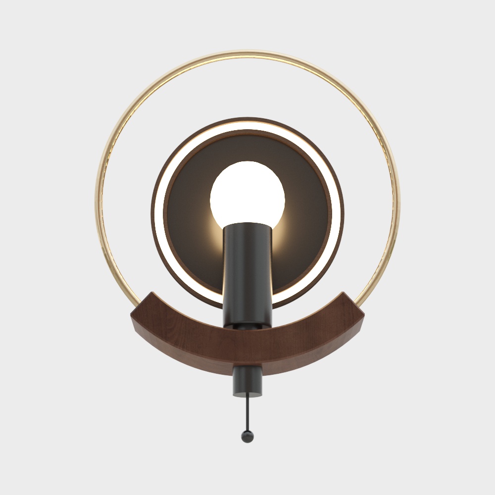 Modern medieval wall lamp