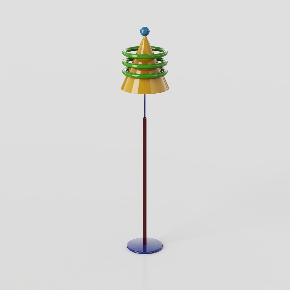Modern Memphis Dopamine Colorful cartoon floor lamp for children