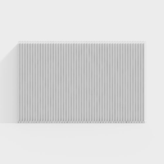 Modern Stripe Screen 3D model