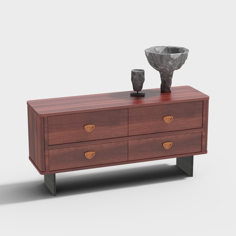 Modern ancient style living room decorative cabinet