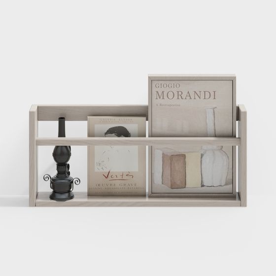 Kệ sách phòng ngủ Wabi Sabi