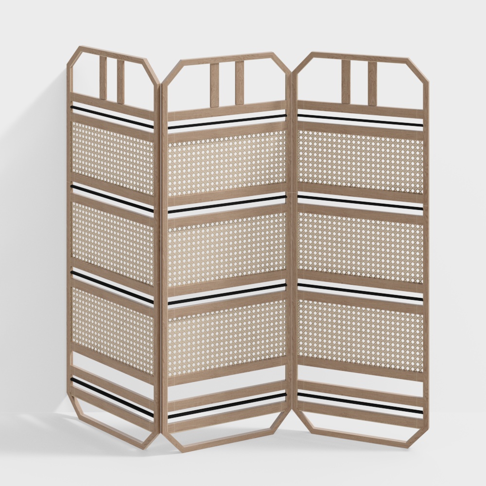 Modern ancient style living room screen