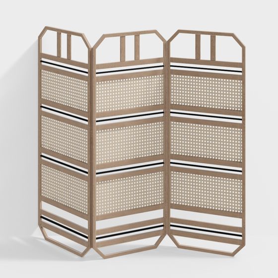 Elegant Low Poly Screen 3D model