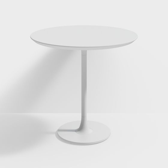 Modern Minimalist Round Table 3D model