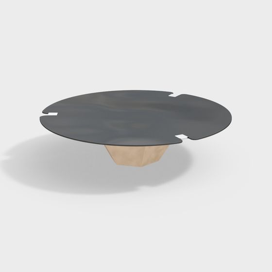 Unique Floating Coffee Table 3D model