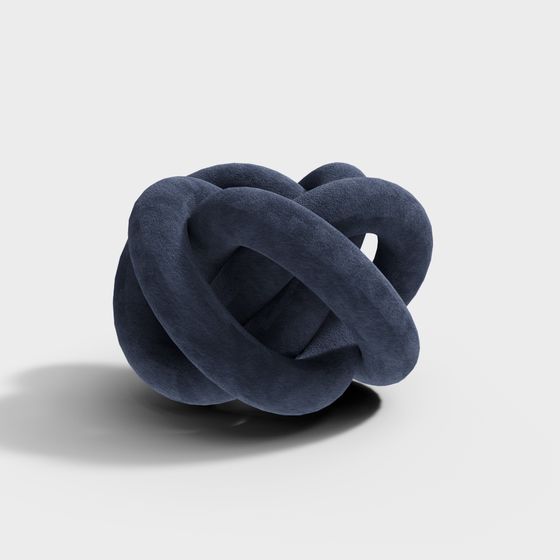 Knot Sculpture 3D model - Low Poly Design