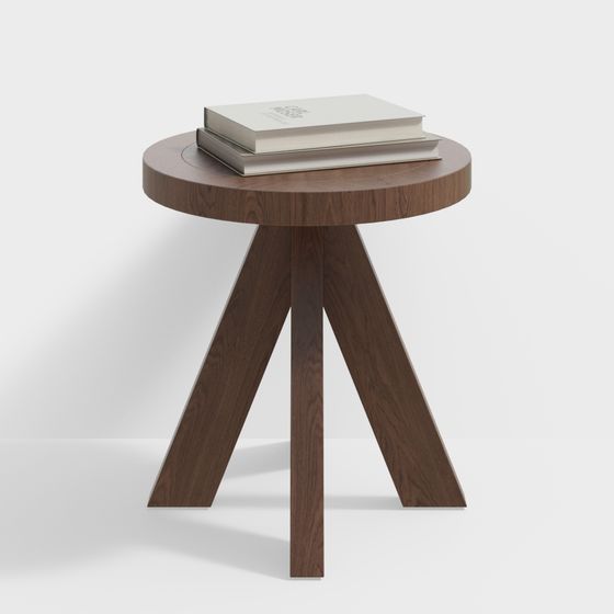 Stylish Round Table 3D model for Modern Interiors
