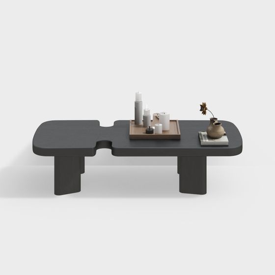 Streamlined Coffee Table 3D model