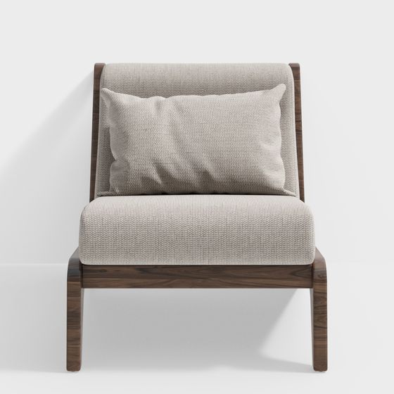 Cozy Lounge Chair 3D model