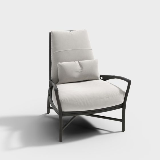 Stylish Leisure Chair 3D Model for Modern Design