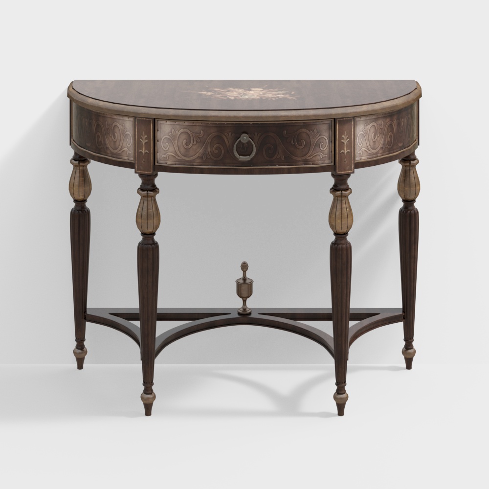 French entrance cabinet