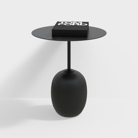 Plusieurs bords noirs ronds de salon antique Wabi-sabi