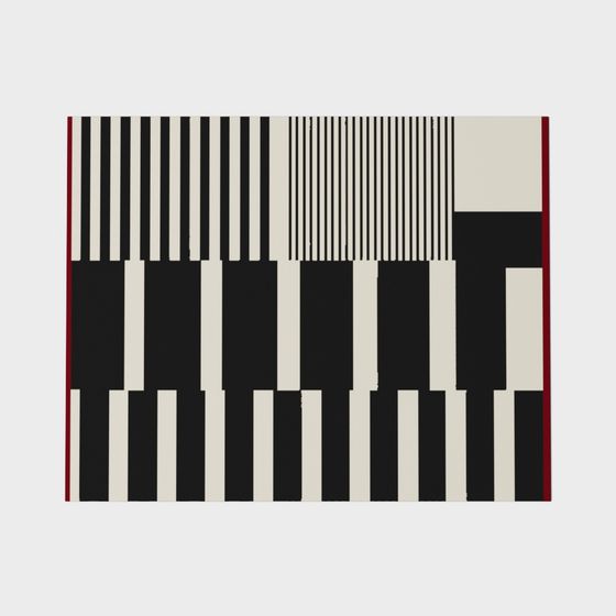 Tapis de salon en métal Bauhaus moderne