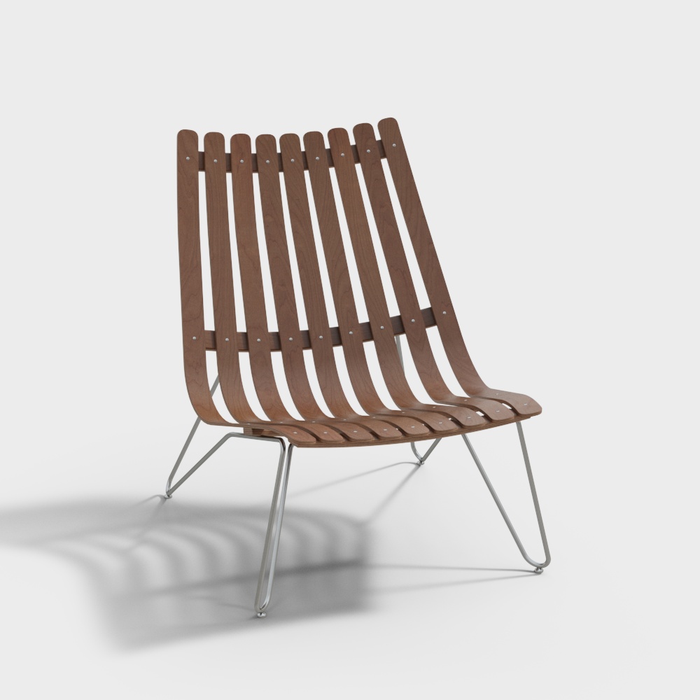 Sillón moderno de metal Bauhaus